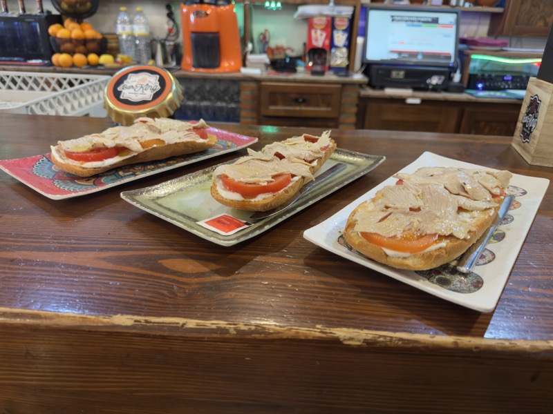 Tostada Lomo a la Sal